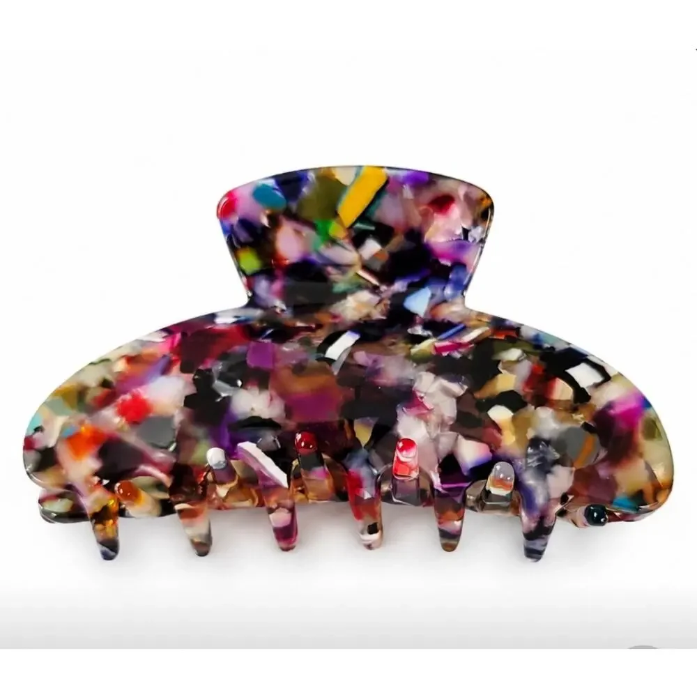 Acetate Marble Colorful Hair Claw Clip New